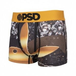 PSD Underwear Mens Playboy Solid Gold PB Boxer Briefs Medium New 224180101